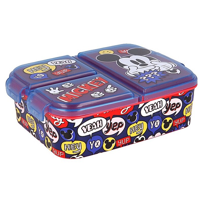 Cutie pentru prânz, multicolor, fără BPA, Mickey Mouse, 1205 [2]