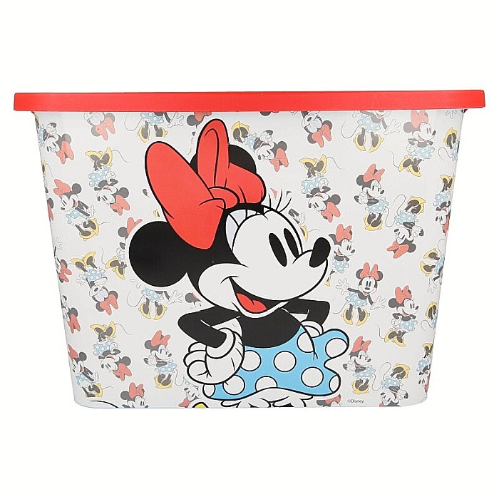 Cutie pentru depozitare, din plastic, cu capac, 23 L, multicolor, 40x27x29 cm, Vintage, Minnie Mouse [3]
