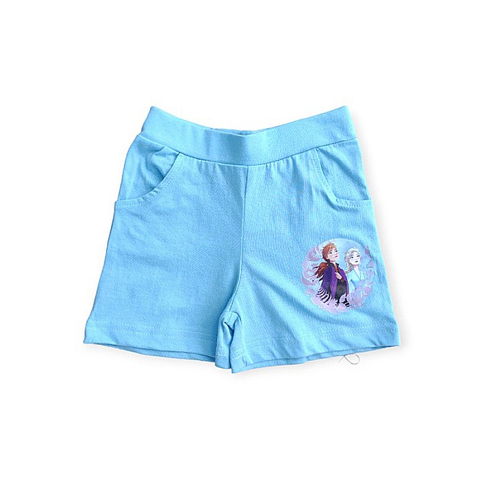 Set două piese tricou și pantaloni scurți, 100% bumbac, multicolor, Frozen [3]