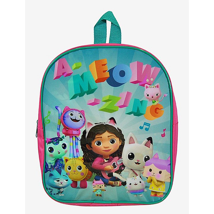 Ghiozdan multicolor, 29 cm, bretele ajustabile, Gabby's Dollshouse [4]