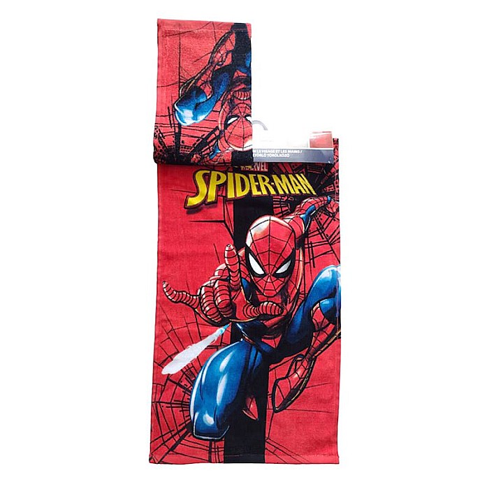 Set două prosoape pentru mâini și față, 30x30 cm și 30x50 cm, 100% bumbac, multicolor, Spiderman [2]