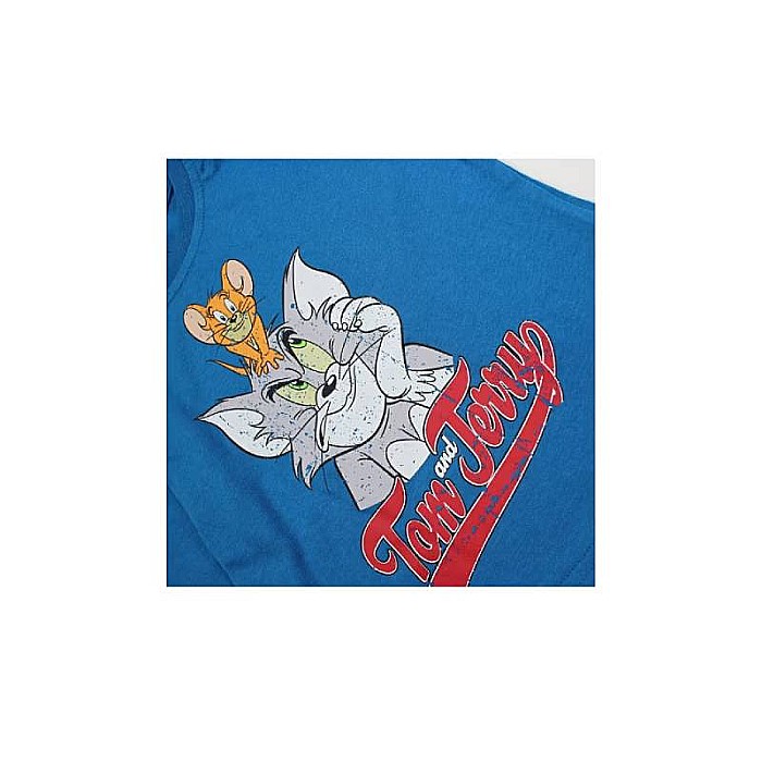 Pijama copii, cu mânecă lungă, 100% bumbac, Tom and Jerry [3]