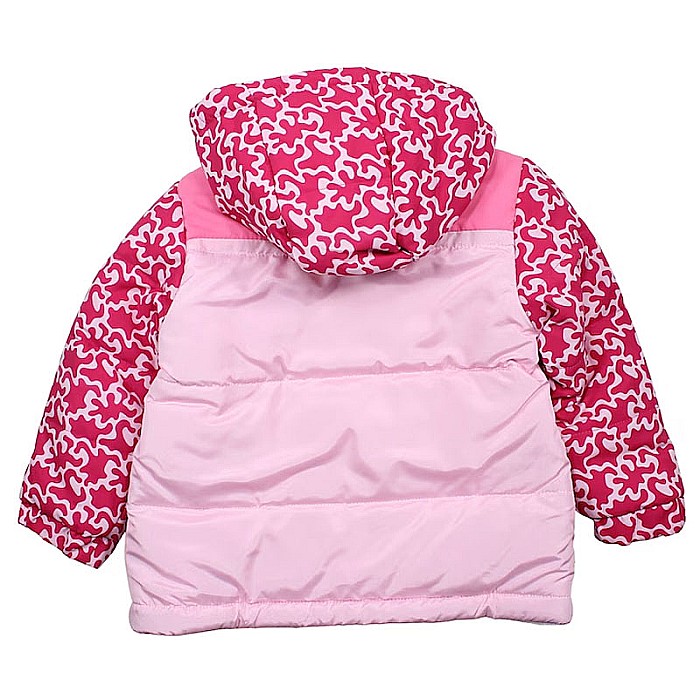 Geacă groasă de iarnă cu glugă și buzunare laterare, interior călduros din fleece, albastru, Stitch [4]