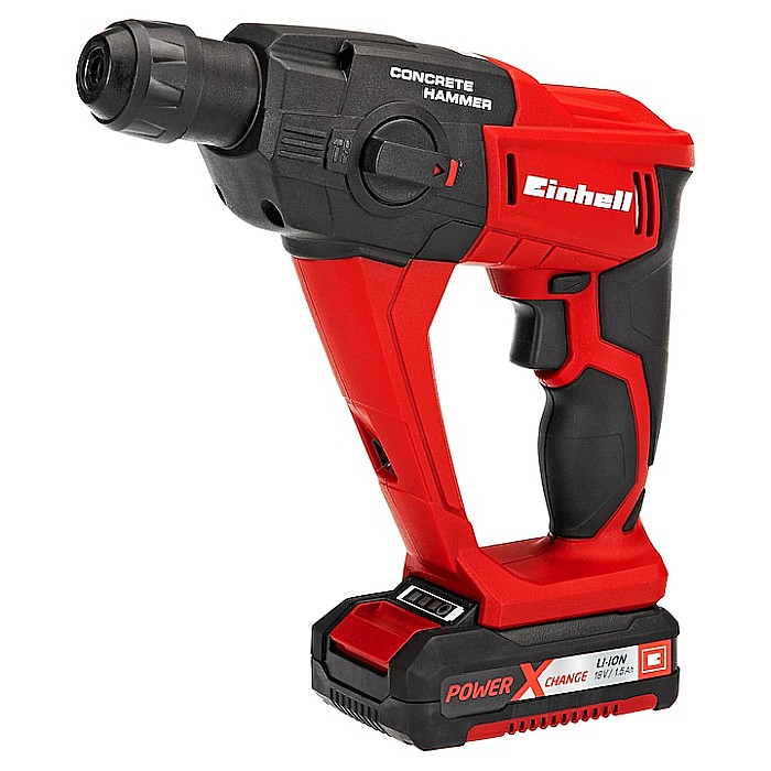 Set 6 piese, ciocan rotopercutor, cu sunete, acumulator detașabil, 4 biți, multicolor, Einhell Kids [3]