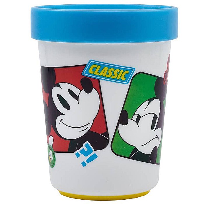 Pahar plastic, 260 ml, antiderapant, multicolor, compatibil cu microunde, fără BPA, Mickey Mouse [2]