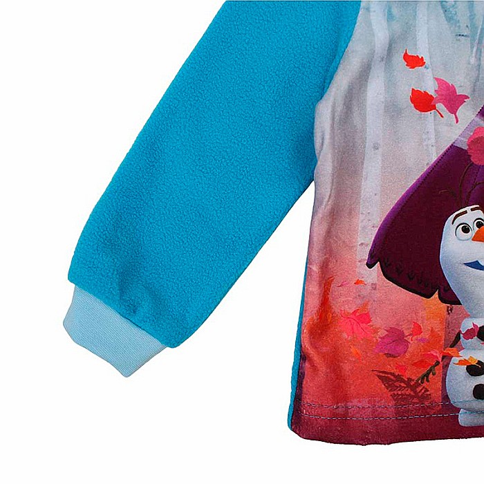 Pijamale copii cu mânecă lungă, polar, albastru, Frozen [6]