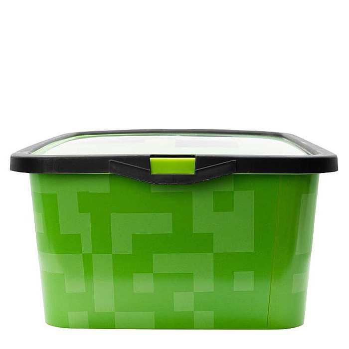 Cutie depozitare jucării, Minecraft, 8,5x19,2x28,7 cm, 13 l Verde [4]