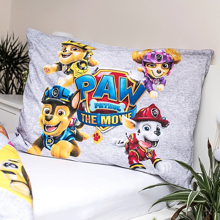 Set lenjerie pat copii, 100% bumbac, multicolor, 2 piese, 140×200 cm, 70×90, Paw Patrol, pp303 [3]