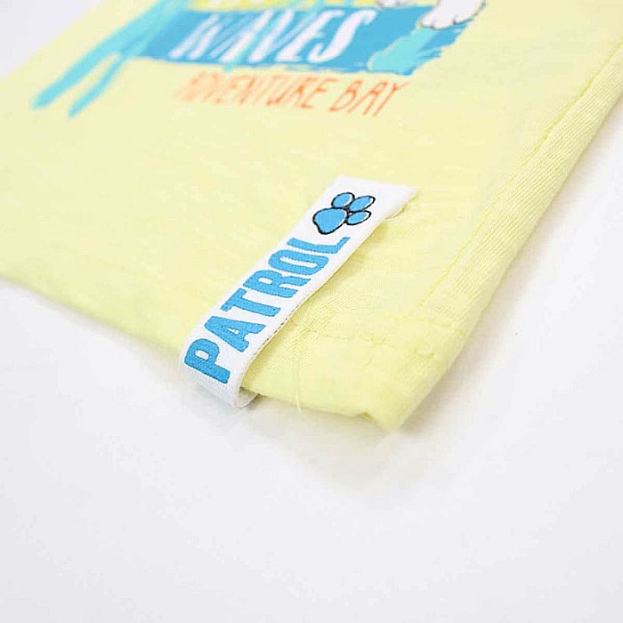 Tricou copii 100% bumbac, galben, Surfing, Paw Patrol [3]