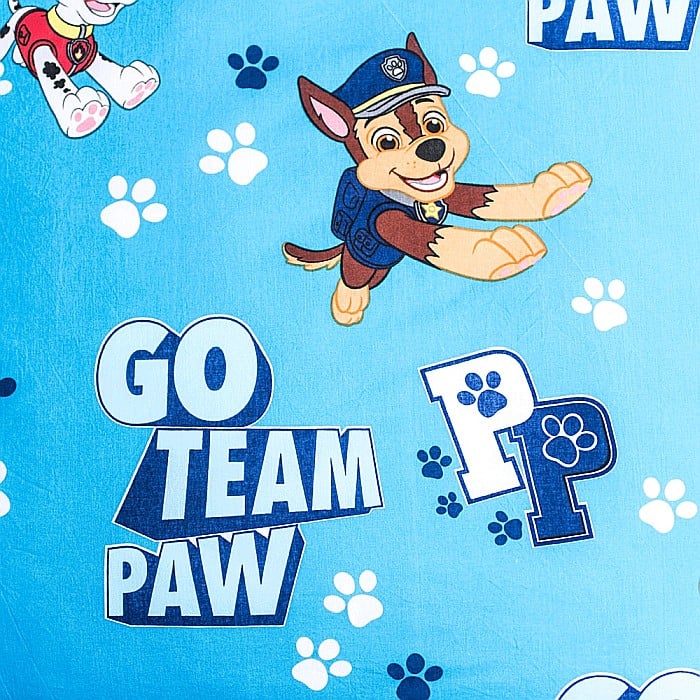 Set lenjerie pat copii, multicolor, 2 piese, 100% bumbac, 140×200 cm, 70×90, Paw Patrol, PP161 [3]