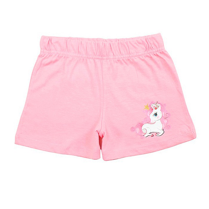 Pijamale copii cu mânecă scurtă, bumbac, multicolor, Princess Unicorn [2]