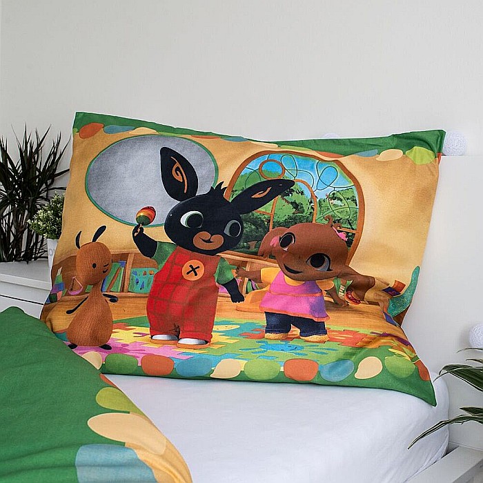 Set lenjerie pat copii, multicolor, 2 piese, 140×200 cm, 70×90, Bunny Bing, 038 [2]
