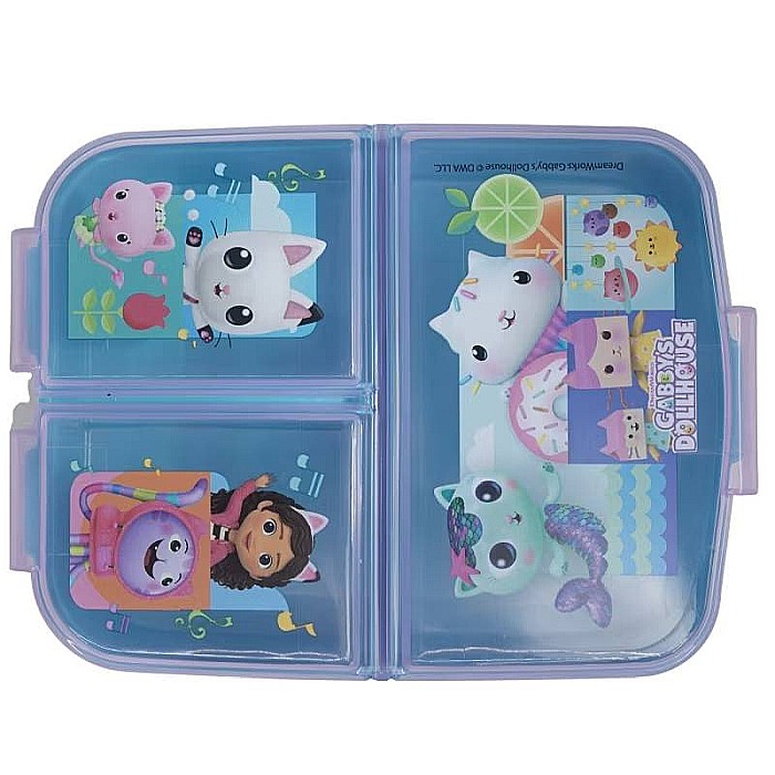 Cutie sandwich, multicompartimente, multicolor, fără BPA, Gabby's Dollhouse [2]