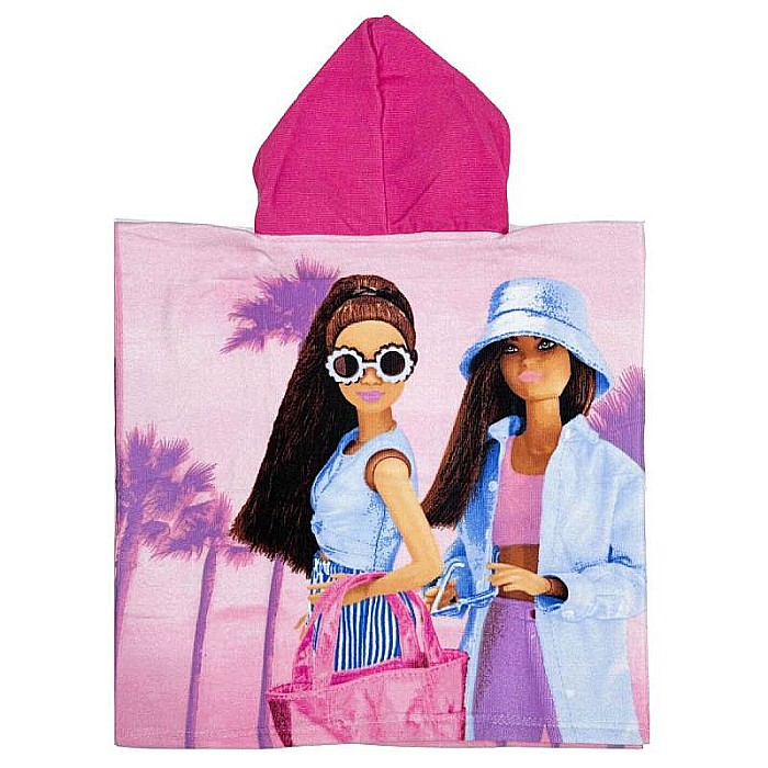 Prosop tip poncho, multicolor, 50 x 100 cm, Barbie [2]
