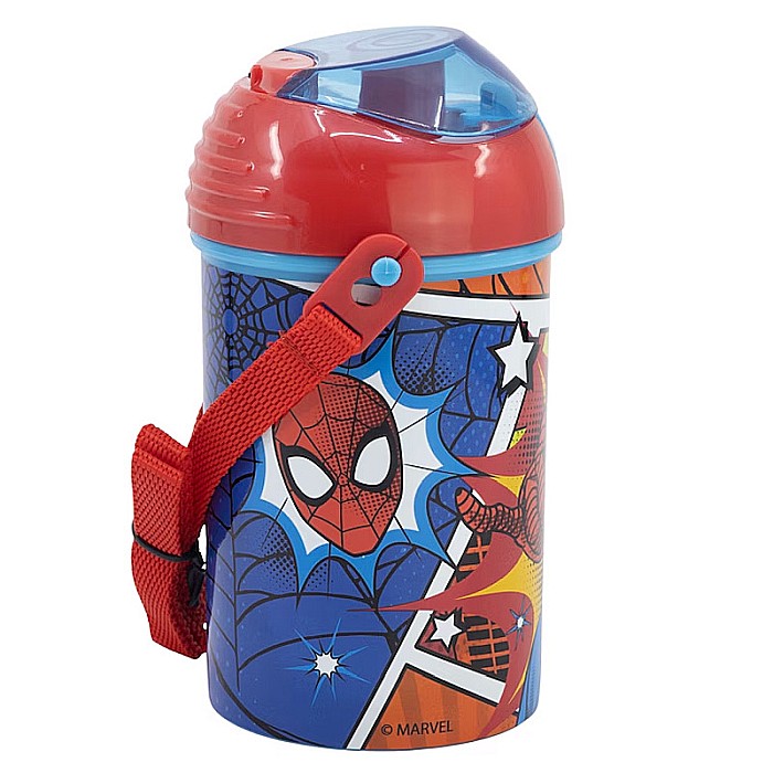 Sticlă plastic pentru apă, 450 ml, Spiderman [1]