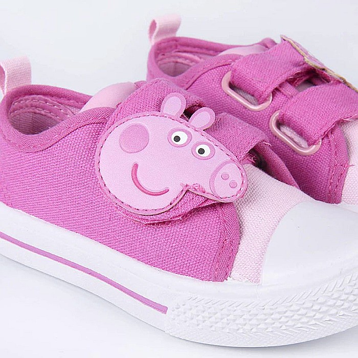 Pantofi sport pânză cu arici Peppa Pig Roz [4]