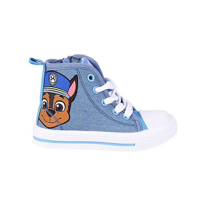 Ghete înalte sport din pânză, Paw Patrol Albastru [5]