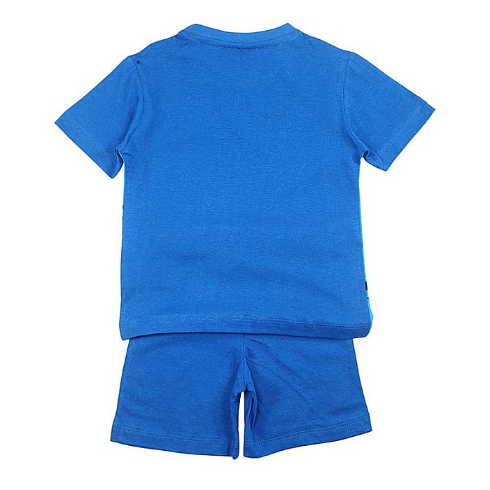 Pijamale copii cu mânecă scurtă, 100% bumbac, multicolor, Let's Go, Sonic [6]