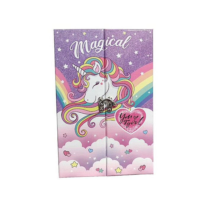 Trusă de machiaj pentru fetițe în cutie de depozitare, Non-toxic, +5 ani, 28x17x12 cm, You Go Girl [2]