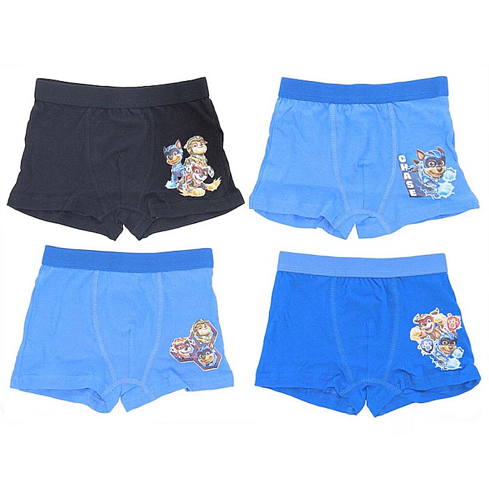 Set 4 perechi boxeri pentru băieți, 100% bumbac, multicolor, Paw Patrol [1]