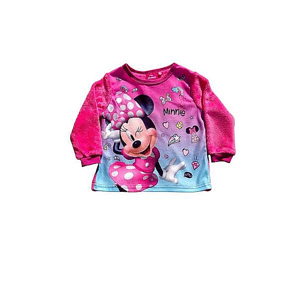Pijama copii, cu mânecă lungă, cocolino, roz,  Minnie Mouse [3]