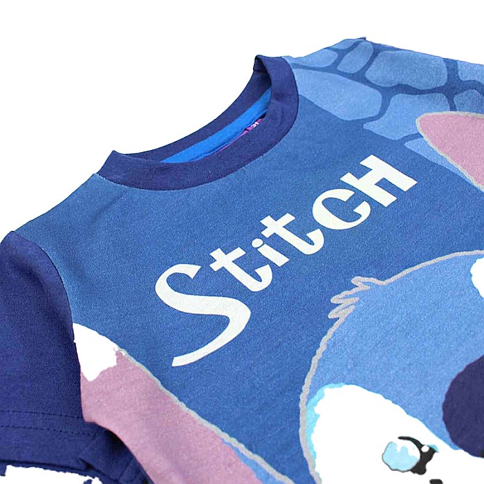 Tricou copii, 100% bumbac, multicolor, Stitch, 01 [2]