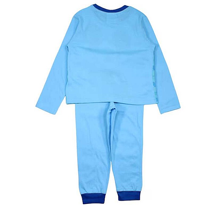 Pijamale copii cu mânecă lungă, 100% bumbac, albastru, Smile, Mickey Mouse, Disney [2]