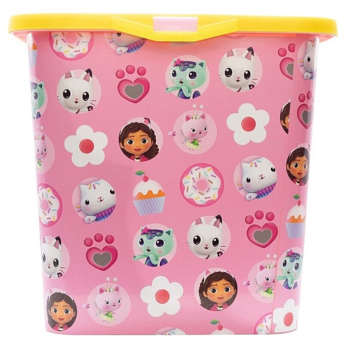 Cutie pentru depozitare, din plastic, cu capac, 23 L, multicolor, 40x27x29 cm, Gabby's Dollhouse [3]