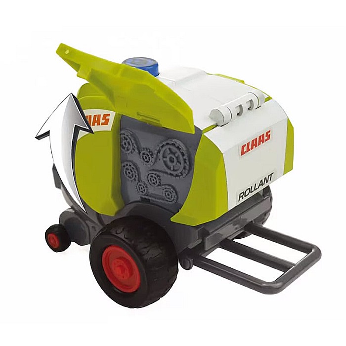 Set vehicule de jucărie Claas, tractor Axion 870 cu balotiera Rollant 540, cu sunete și lumini, multicolor [3]