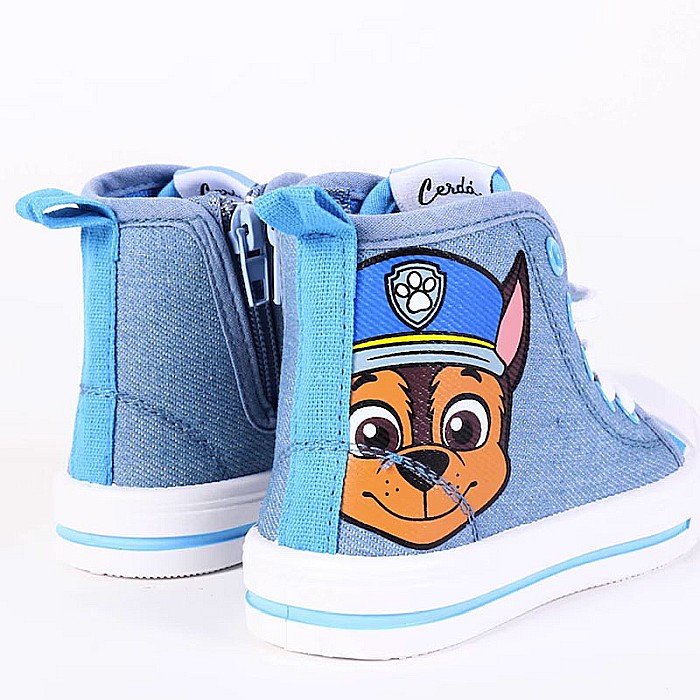 Ghete înalte sport din pânză, Paw Patrol Albastru [6]