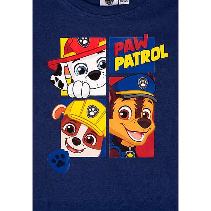 Pijama copii, cu mânecă lungă, 100% bumbac, multicolor, Team, Paw Patrol [2]