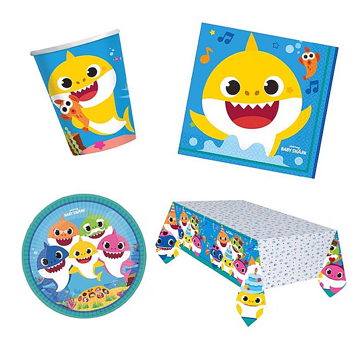Set petrecere 33 piese, multicolor, Baby Shark [1]