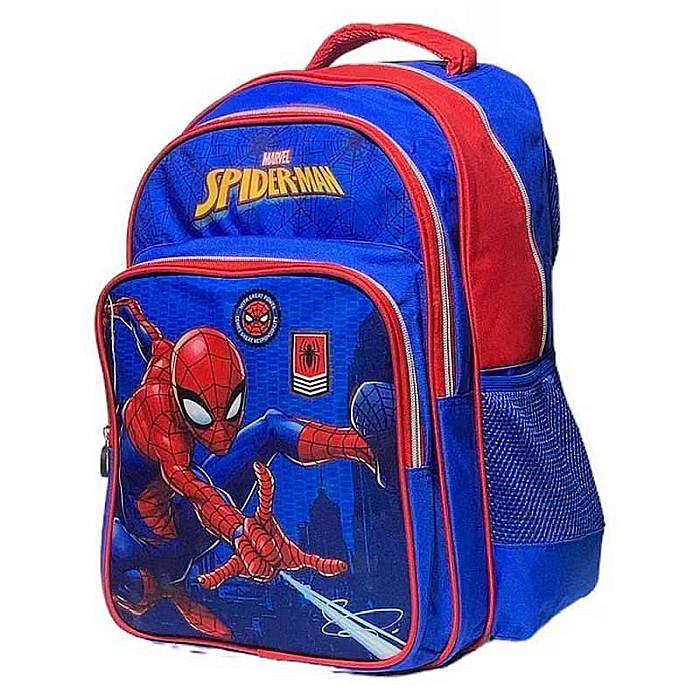 Ghiozdan copii, 42x27x22 cm, cu trei compartimente, multicolor, bretele întărite și ajustabile, Spiderman [5]