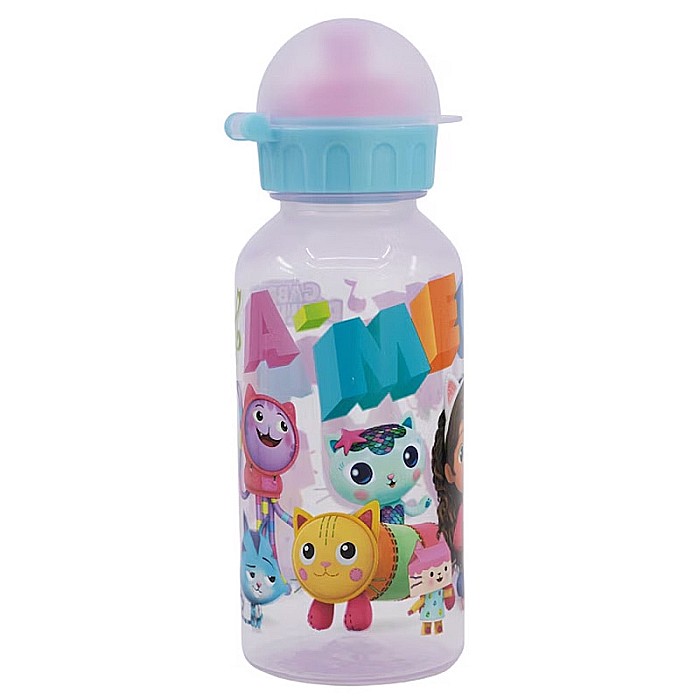 Sticlă apă din plactic pentru copii Gabby's Dollhouse, 370 ml Transparent [3]