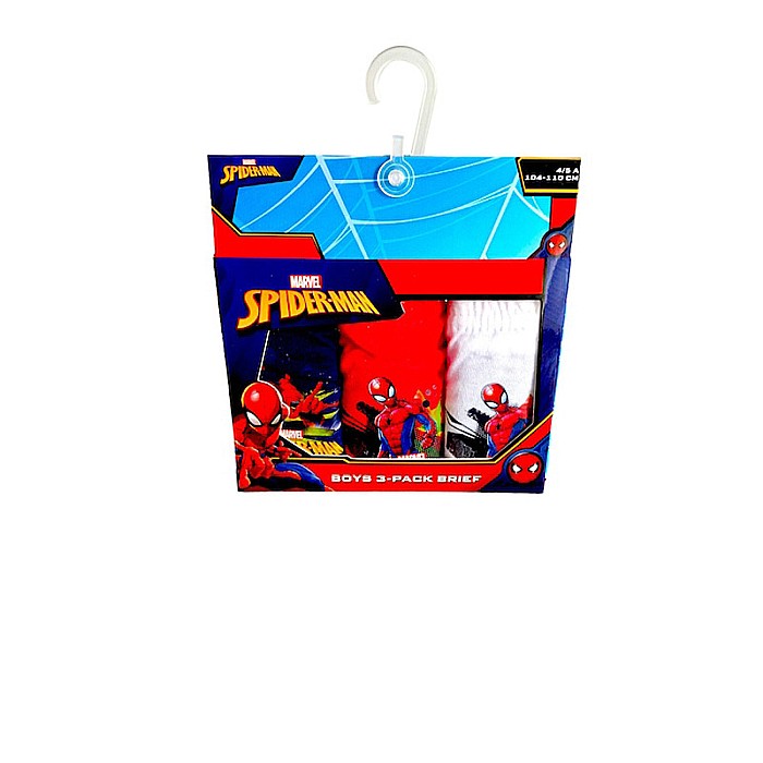 Set 3 perechi chiloți pentru copii, 100% bumbac, multicolor,  Spiderman, Marvel [2]
