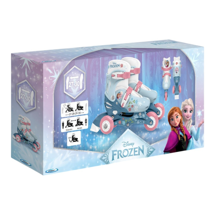 Role reglabile 2 în 1 pentru copii, multicolor, mărimea 27-30, Frozen [3]