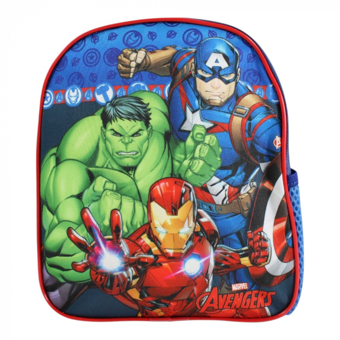 Rucsac copii, 26x22x10 cm, bretele întărite și ajustabile, multicolor, Avengers [2]