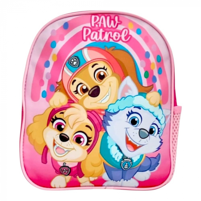 Rucsac copii, 26x22x10 cm, bretele întărite și ajustabile, roz, Paw Patrol [2]