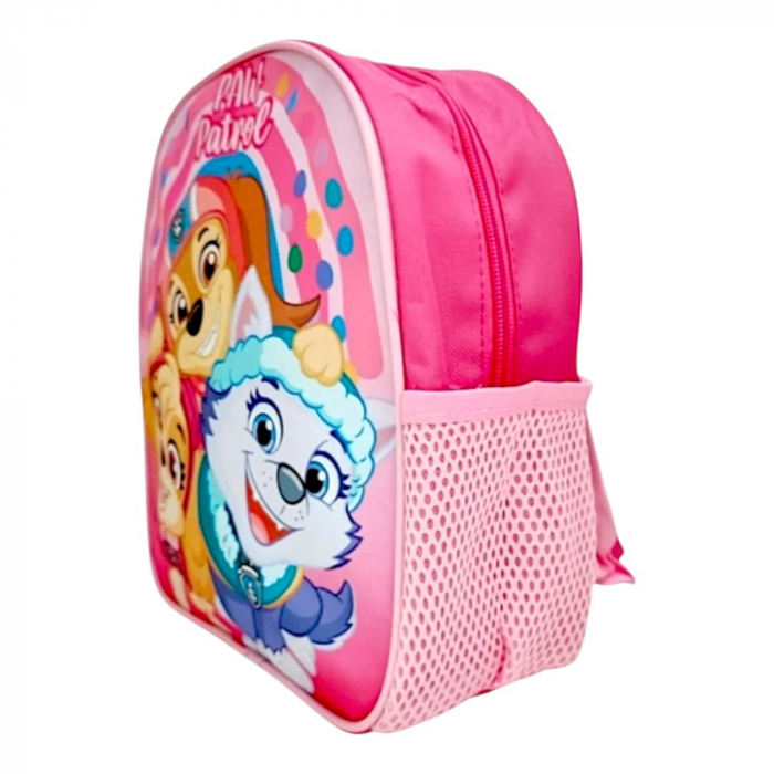 Rucsac copii, 26x22x10 cm, bretele întărite și ajustabile, roz, Paw Patrol [3]