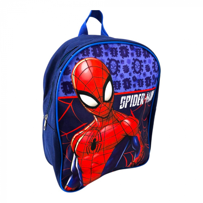 Rucsac copii, 30x26x10 cm, bretele ajustabile, albastru, Spiderman [1]