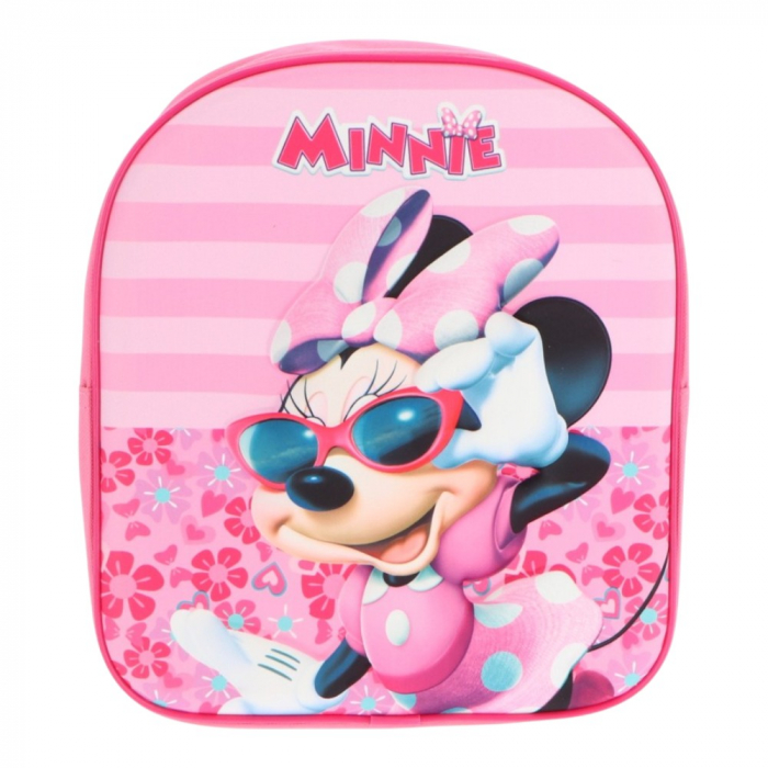 Rucsac copii 3D, 30x26x10 cm, bretele ajustabile, multicolor, Minnie Mouse [2]