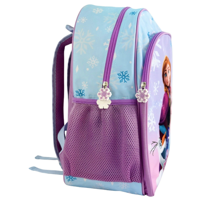 Rucsac cu două compartimente, 40x30x17 cm, bretele ajustabile și întărite, mov, Happy, Frozen [2]