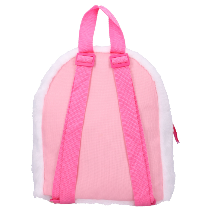 Rucsac din pluș, cu două compartimente, 26x21x11 cm, alb, Happy, Hello Kitty [4]
