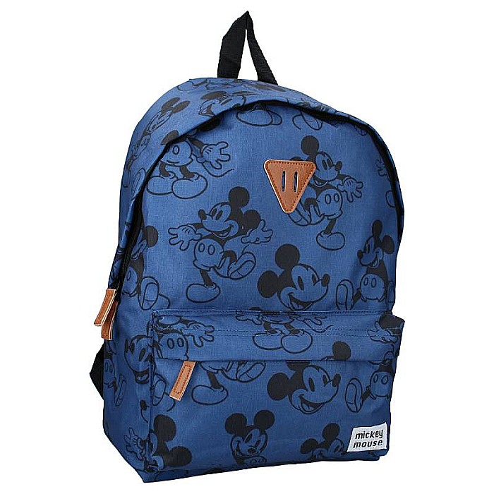 Rucsac albastru cu două compartimente, 43x30x14 cm, Playing it Cool, Mickey Mouse, Disney [2]