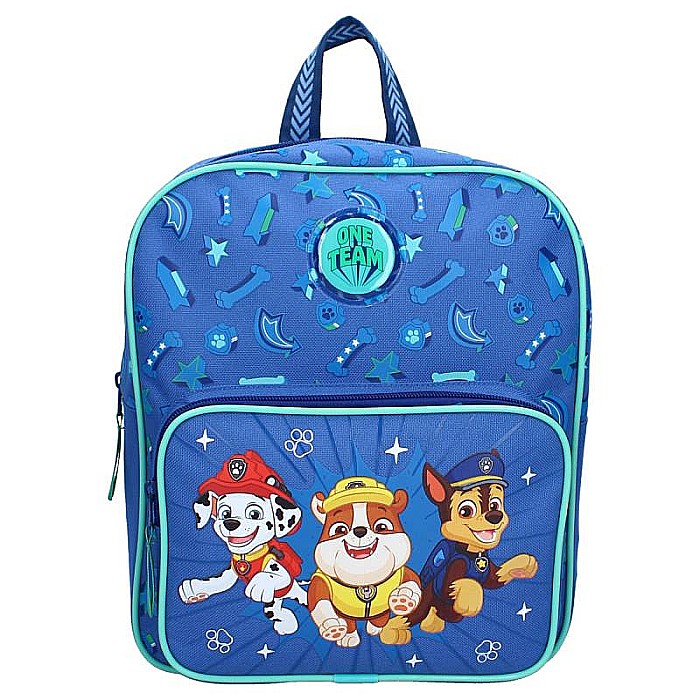 Rucsac multicolor cu doua compartimente, 29x25x9 cm, Pups On The Go, Paw Patrol [2]