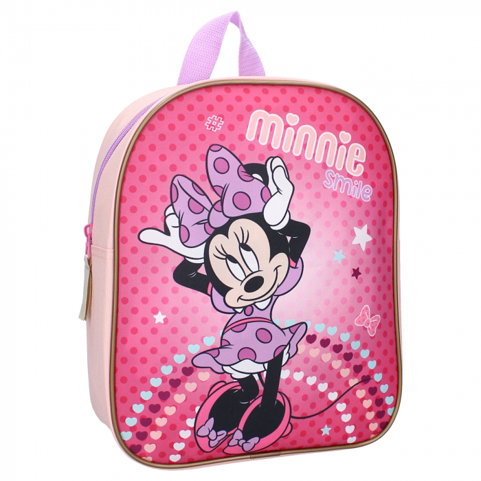 Rucsac pentru copii, 29x22x9 cm, bretele intarite si ajustabile, multicolor, I Like Smiles, Minnie Mouse [1]