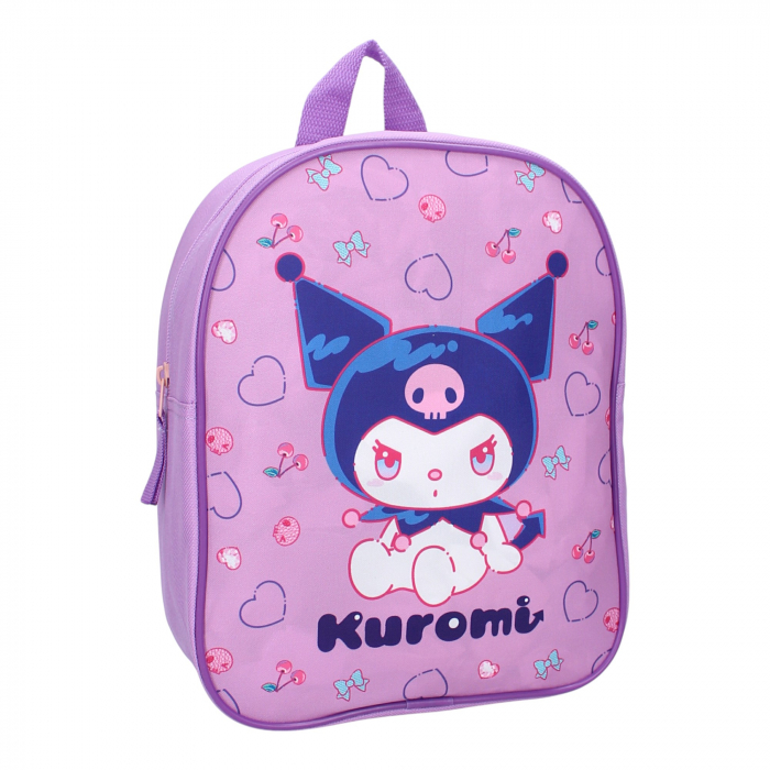 Rucsac pentru copii, 29x22x9 cm, bretele intarite si ajustabile, multicolor, Cheeky But Charming, Kuromi [1]