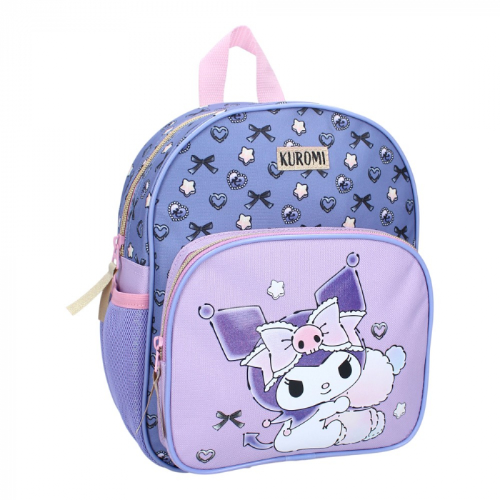 Rucsac pentru copii, 29x23x10 cm, bretele intarite si ajustabile, multicolor, Forever Yours, Kuromi [1]