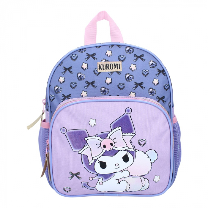 Rucsac pentru copii, 29x23x10 cm, bretele intarite si ajustabile, multicolor, Forever Yours, Kuromi [2]