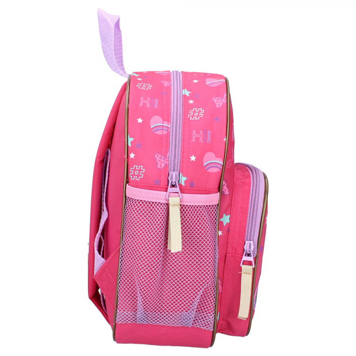 Rucsac pentru copii, 29x23x10 cm, cu doua compartimente, bretele intarite si ajustabile, multicolor, I Like Smiles, Minnie Mouse [3]